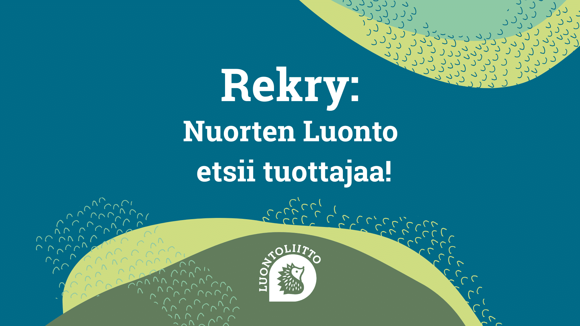 Työpaikka: Etsimme tuottajaa Nuorten Luonto -median digitaaliseen kehitysprojektiin 